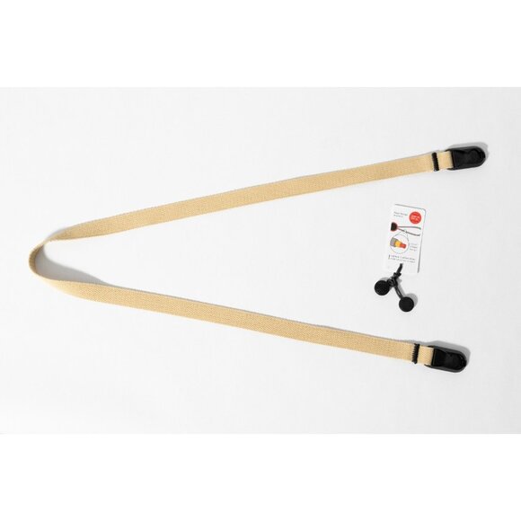 Khaki Cotton Slim 42" Camera Strap  w/  Black Peak Design Anchors / Hand Crafted - Picture 4 of 6